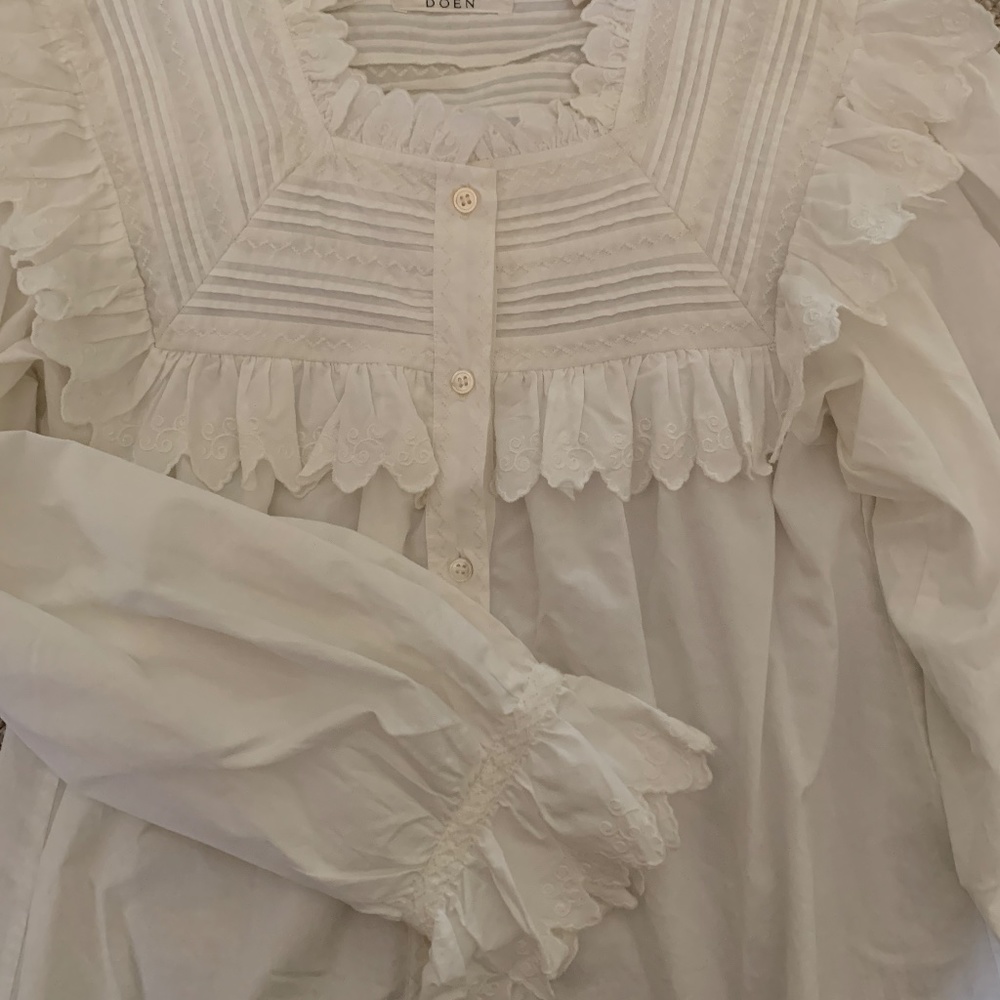 DOEN Chambery Top in White Size XS - Picture 9 of 9
